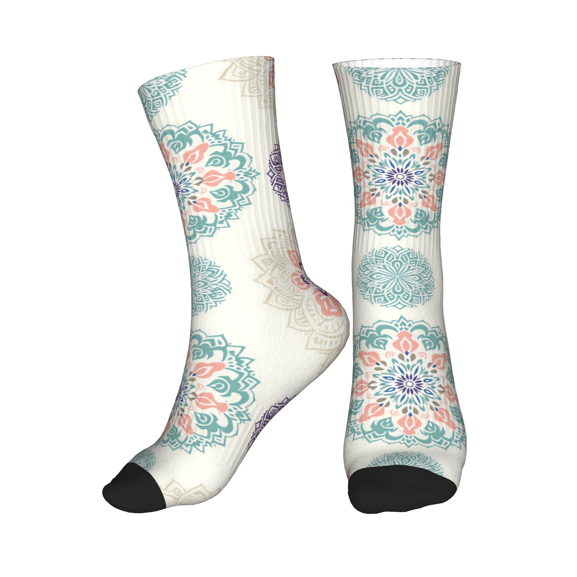 Fun Mens Pastel Boho Mandala P - Dress Sock Men 评论和价格