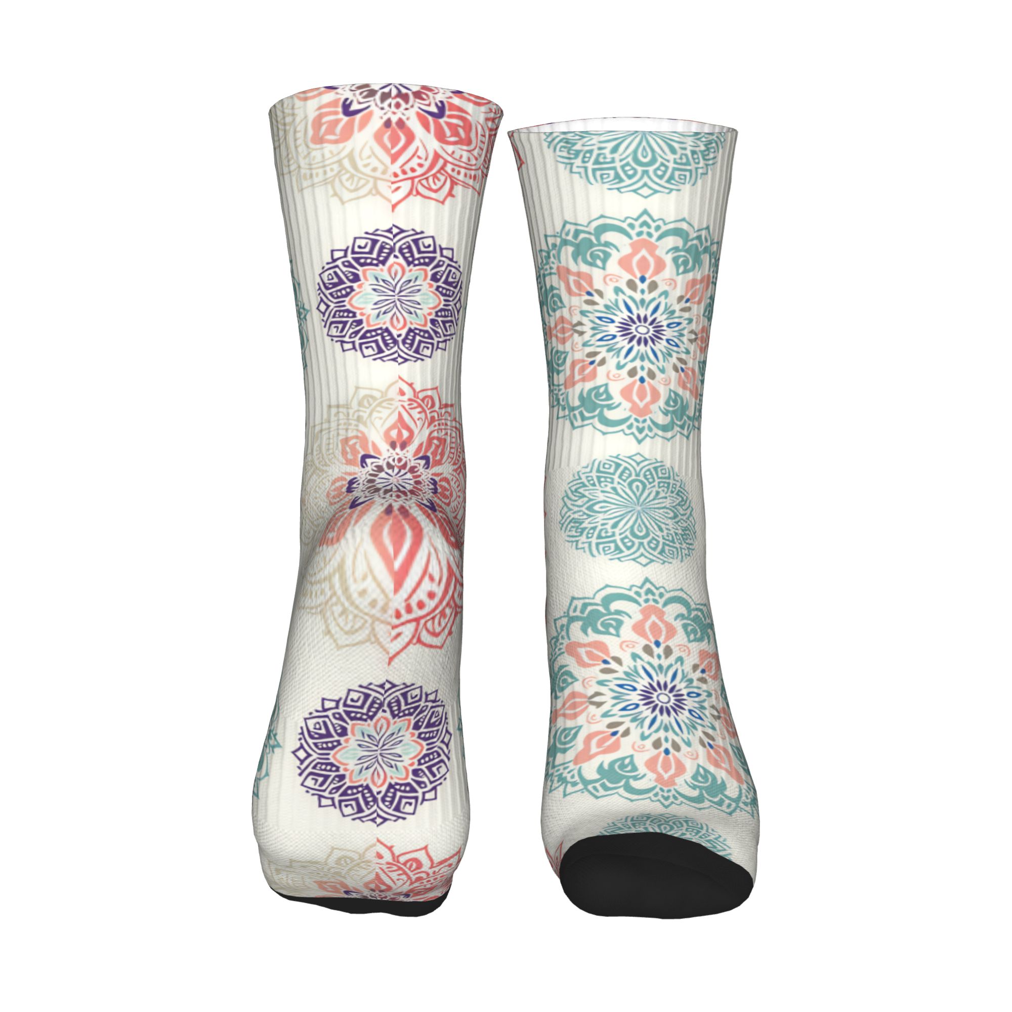 Fun Mens Pastel Boho Mandala P - Dress Sock Men 评论和价格