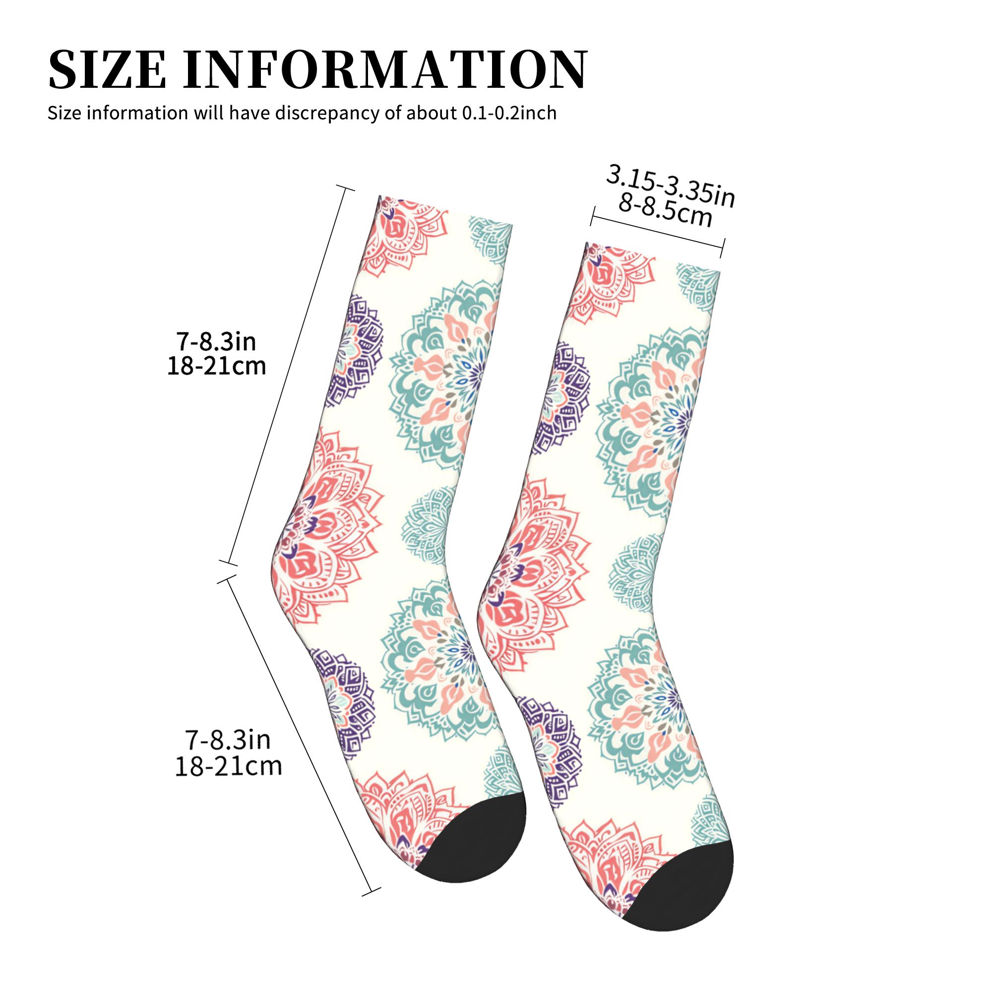 Fun Mens Pastel Boho Mandala P - Dress Sock Men 评论和价格