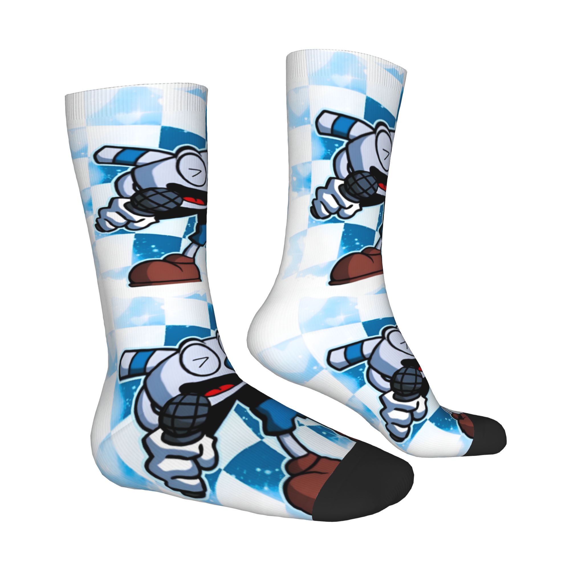 Custom Cuphead And Mugman Mens - Dress Sock Men 评论和价格