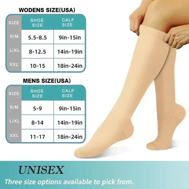 1 Pair Women's & Men's Compres - Compression Sock Medical 评论和价格